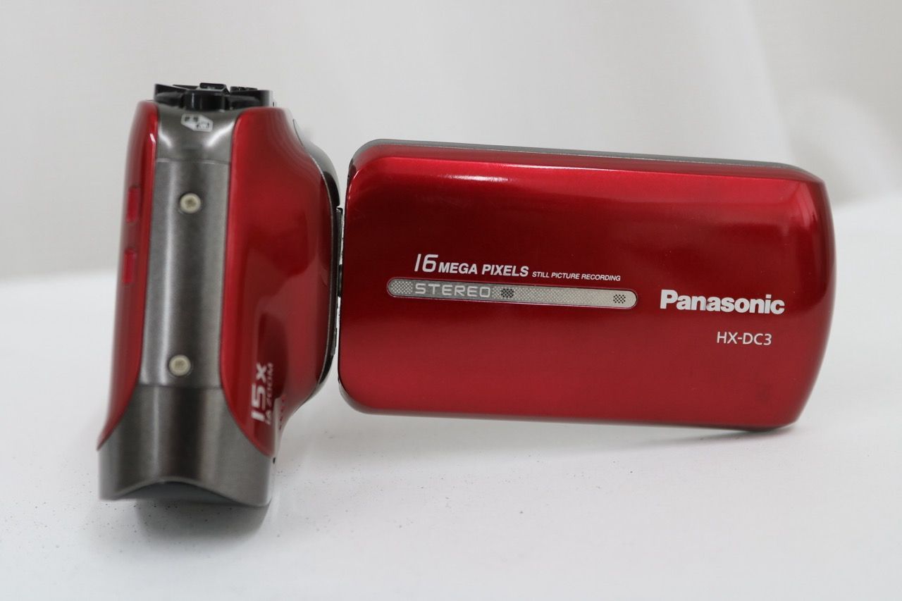 【返品保証】 パナソニック Panasonic HX-DC3 15x レッド デジタルビデオカメラ e13944 【返品保証】 パナソニック Panasonic HX-DC3 15x レッド デジタルビデオカメラ e13944