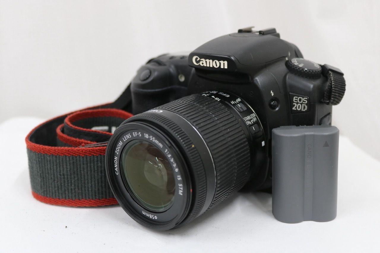 【返品保証】 キャノン Canon EOS 20D EF-S 18-55mm F3.5-5.6 IS STM デジタル一眼 e13964