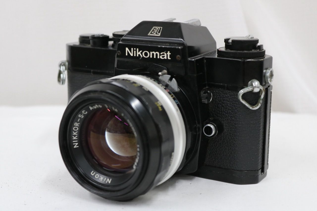 【訳あり品】 ニコン Nikon Nikomat EL ブラック NIKKOR-SC Auto 50mm F1.4 ボディレンズセット e13967