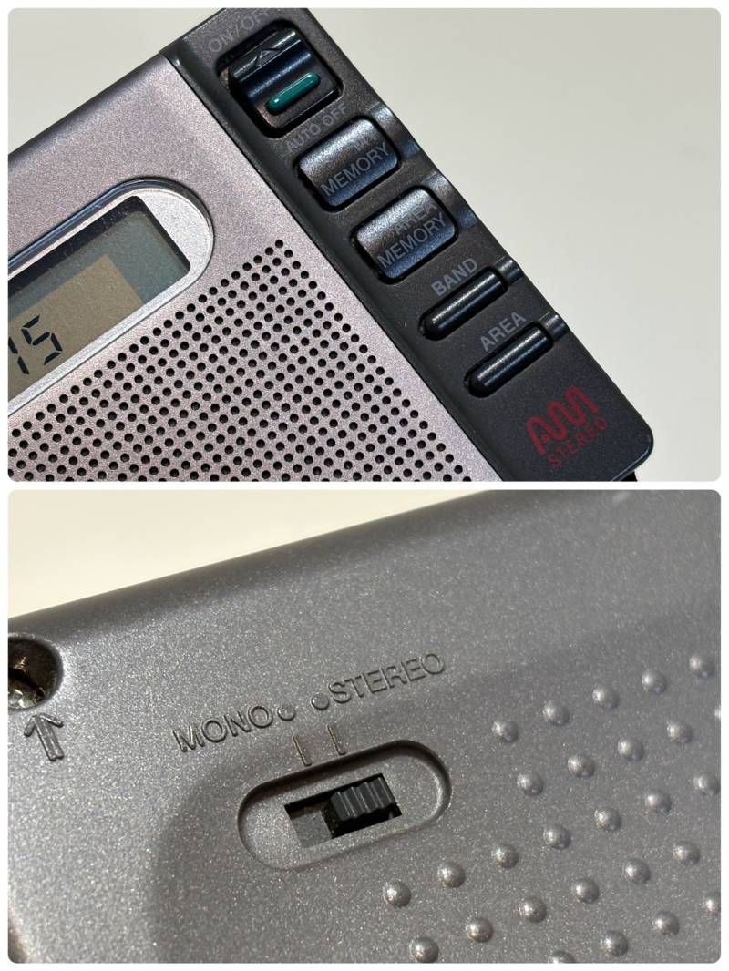 SONY SRF-M100 FM/AM ステレオシンセサイザーラジオ ポータブルラジオ