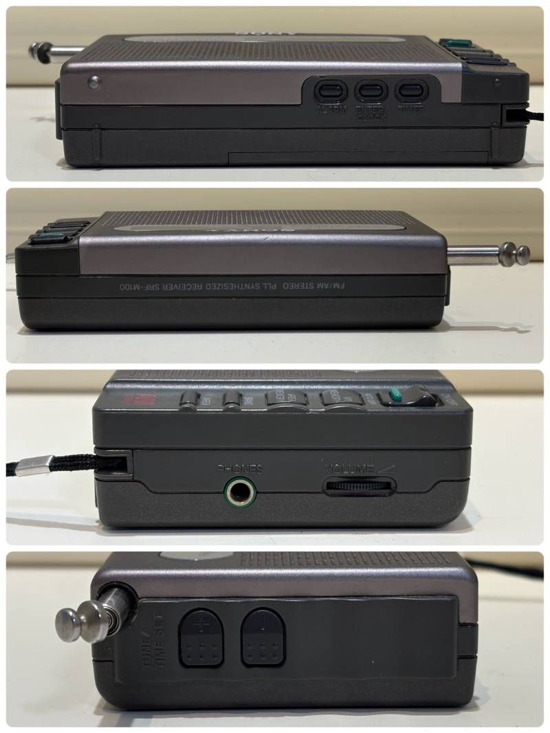 SONY SRF-M100 FM/AM ステレオシンセサイザーラジオ ポータブルラジオ