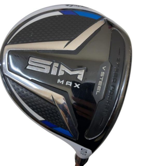 【中古】 テーラーメイド SIM MAX 5W フェアウェイウッド FW TENSEI BLUE TM50(FW) (フレックスSR) メンズ 男性用 右利き 右用 Cランク ゴルフクラブ