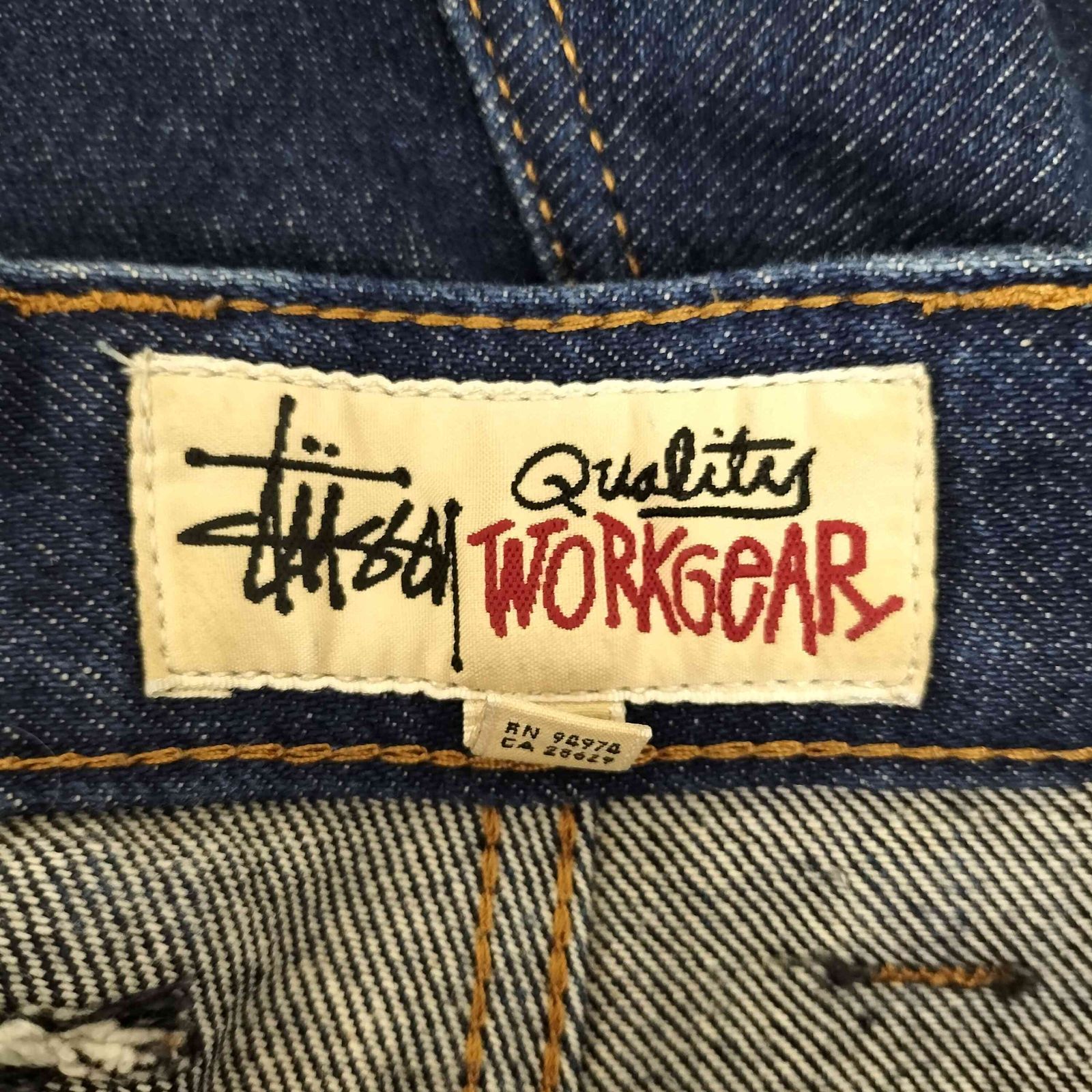 Stussy Quality Workgear デニム 32 ステューシー Stussy WORKGEAR デニムダブルニーデニムパンツ メンズ