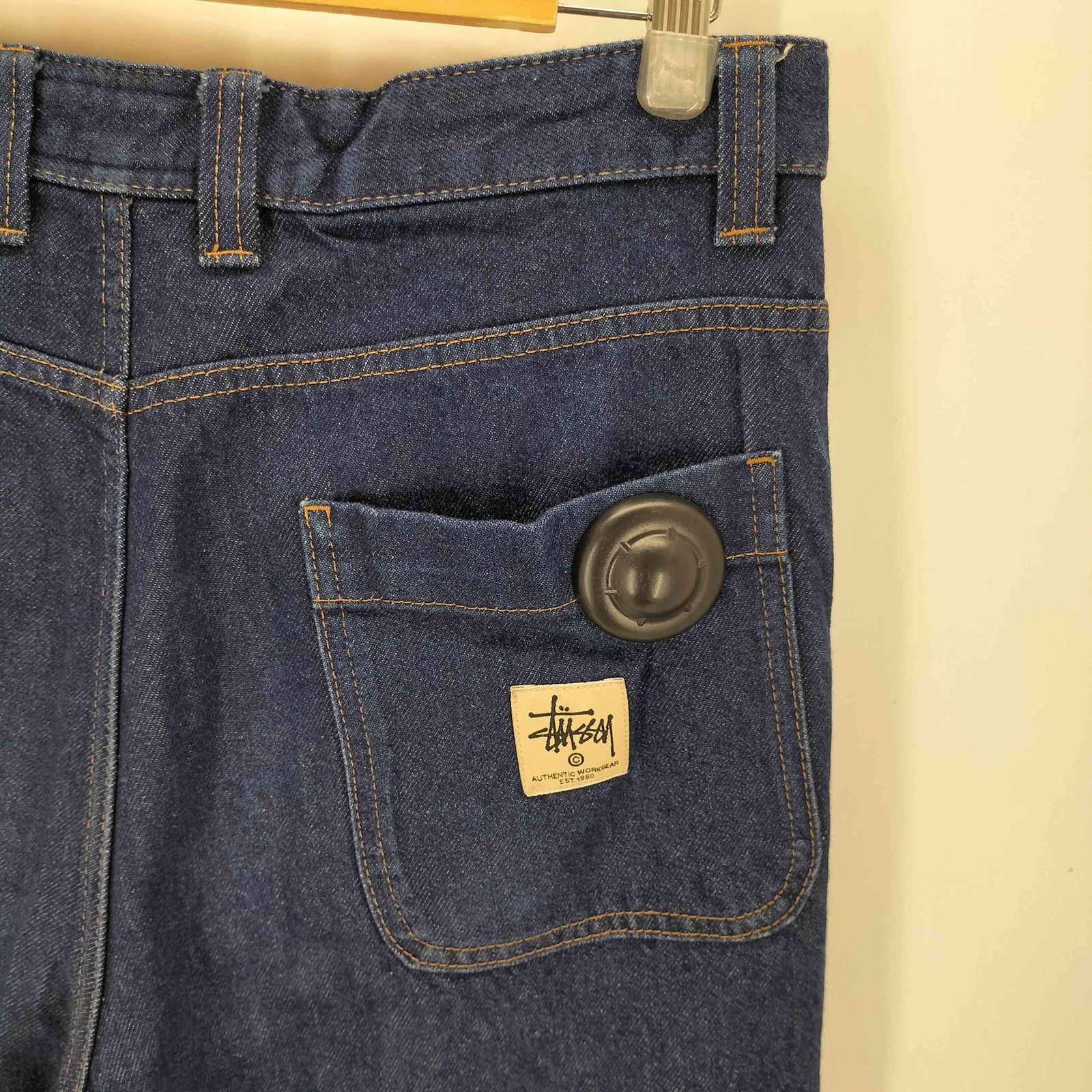 ステューシー Stussy WORKGEAR デニムダブルニーデニムパンツ メンズ