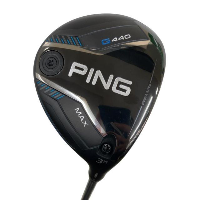 【中古】 ピン G440 MAX 3W フェアウェイウッド FW 純正特注シャフト (フレックスS) メンズ 男性用 右利き 右用 Cランク ゴルフクラブ