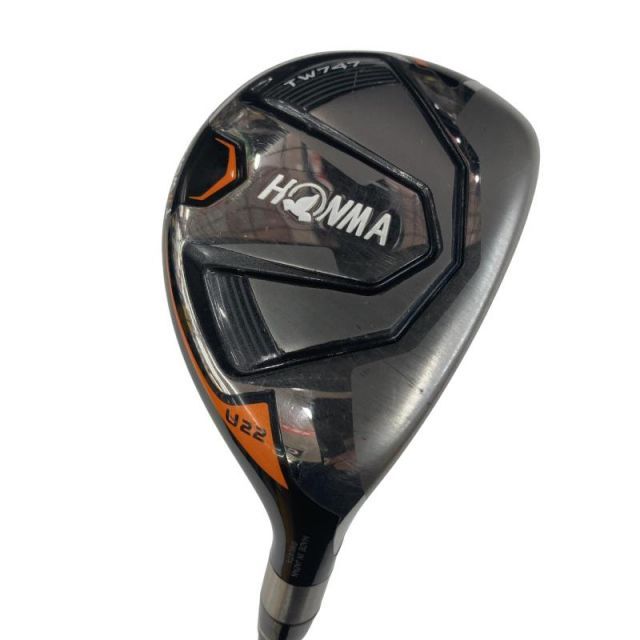 【中古】 本間ゴルフ TOUR WORLD TW747 22° ユーティリティ UT VIZARD UT-H7 (フレックスその他) メンズ 男性用 右利き 右用 Cランク ゴルフクラブ