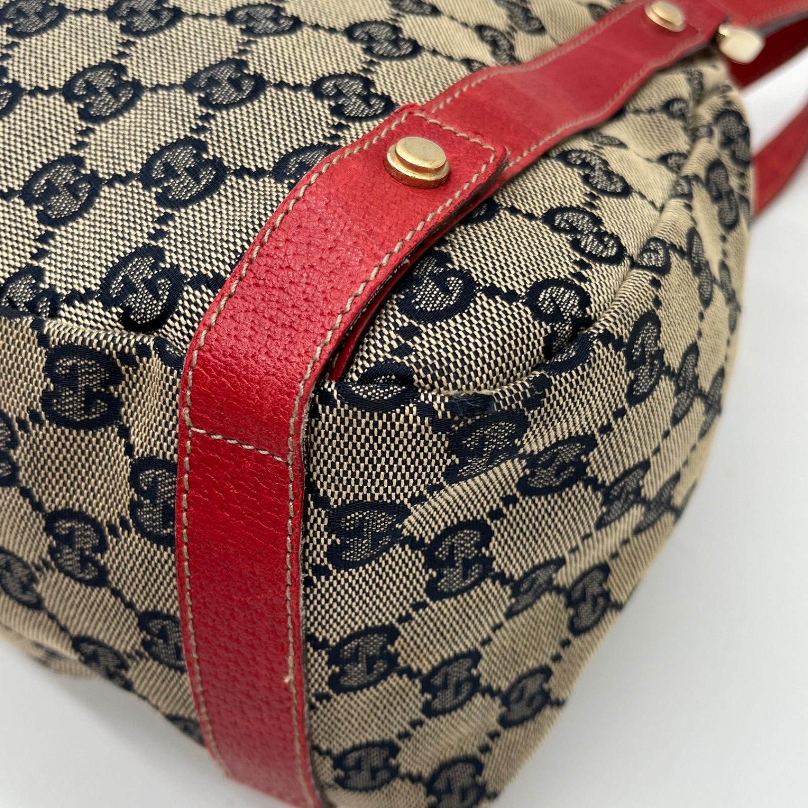 GUCCI グッチ アビー金具 GGキャンバス トートバッグ ショルダーバッグ