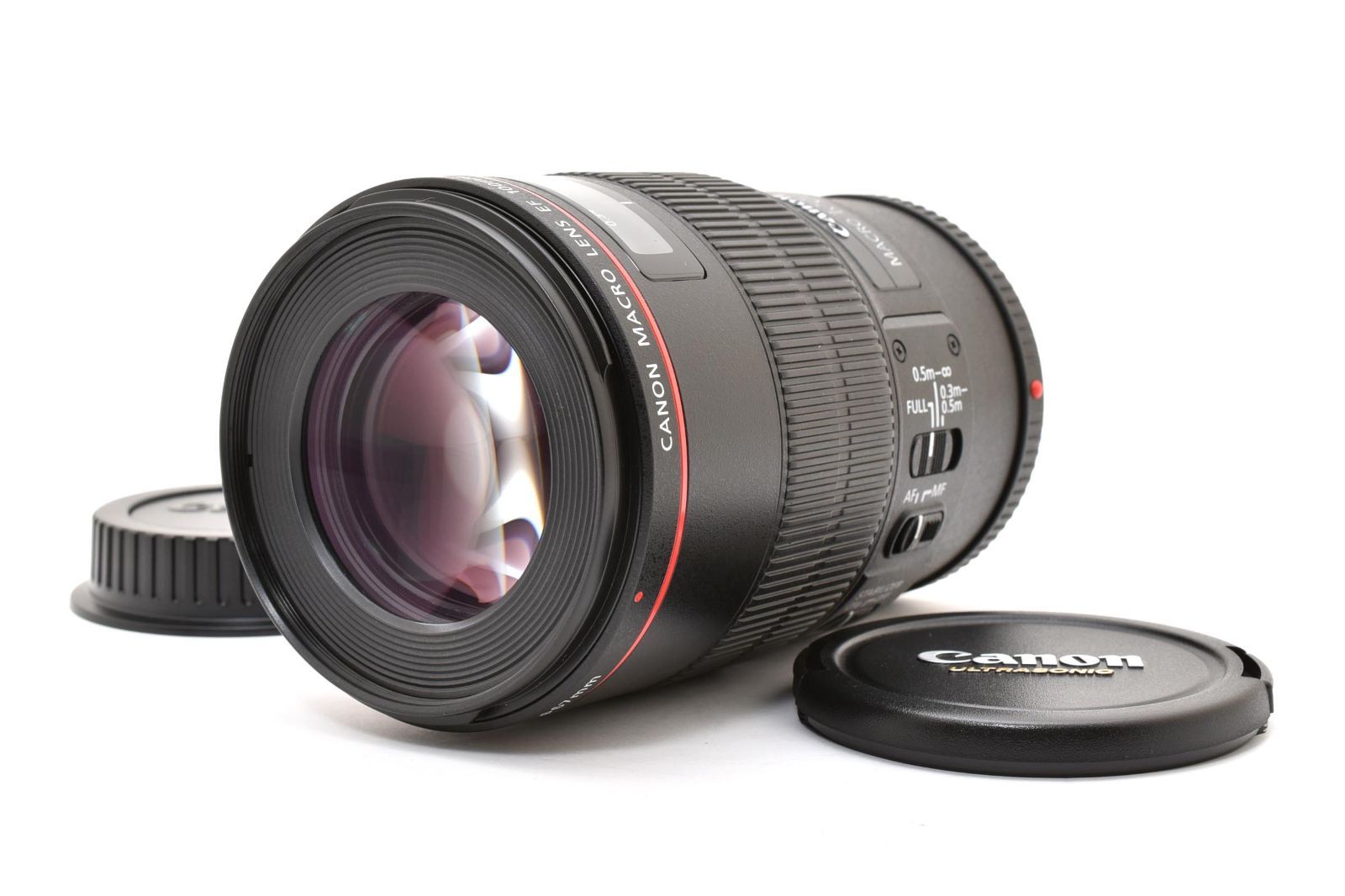 【返品保証】美品｜Canon キャノン EF 100mm F2.8 L IS USM レンズ フード付き #C260613-03