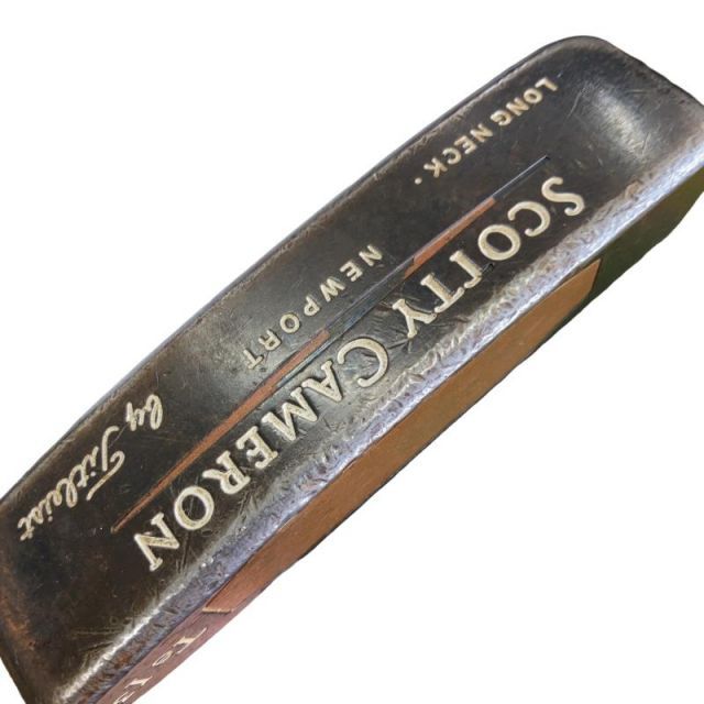 【中古】 タイトリスト SCOTTY CAMERON Tel3(トレリウムII) NEWPORT LONG NECK パター PT Micro Step (フレックスその他) メンズ 男性用 右利き 右用 Cランク ゴルフクラブ