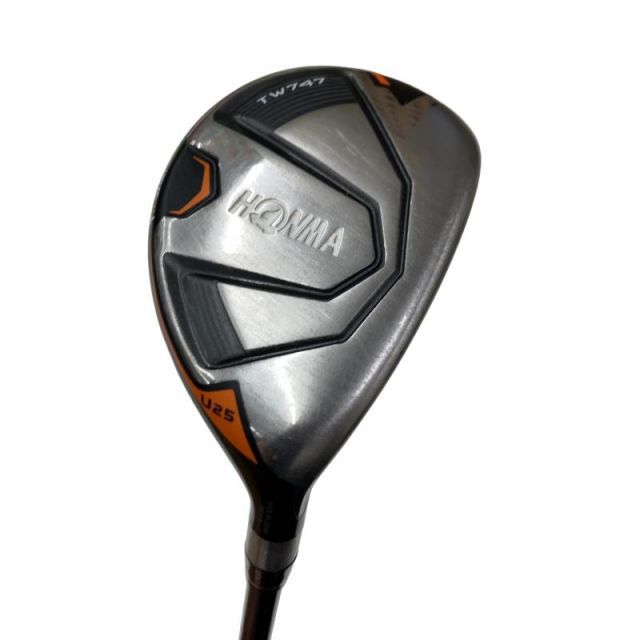 【中古】 本間ゴルフ TOUR WORLD TW747 25° ユーティリティ UT VIZARD UT-H7 (フレックスその他) メンズ 男性用 右利き 右用 Cランク ゴルフクラブ