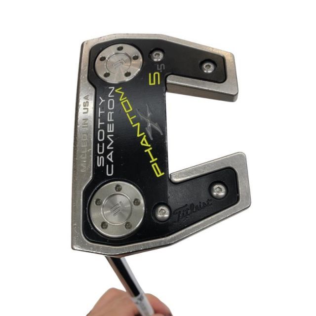【中古】 タイトリスト SCOTTY CAMERON PHANTOM X 5.5(2021) 34インチ レフティ パター PT スチール (フレックスその他) メンズ 男性用 左利き レフティ 左用 Cランク ゴルフクラブ