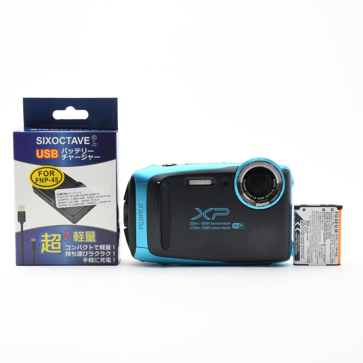 1426＜良品＞フジフィルム FUJIFILM XP130 スカイブルー