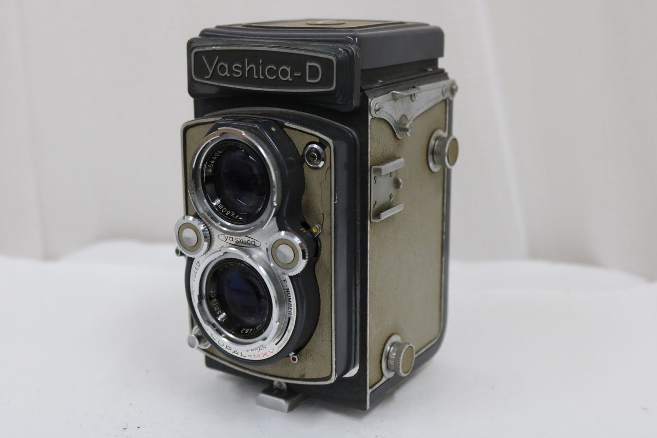 【返品保証】 ヤシカ Yashica D Yashikor 80mm F3.5 二眼カメラ e14004