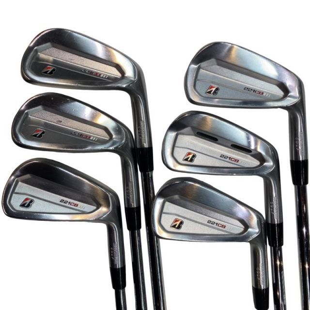 【中古】 ブリヂストン BRIDGESTONE 221CB 6S アイアンセット IR NS PRO MODUS3 TOUR120 (フレックスS) メンズ 男性用 右利き 右用 Cランク ゴルフクラブ