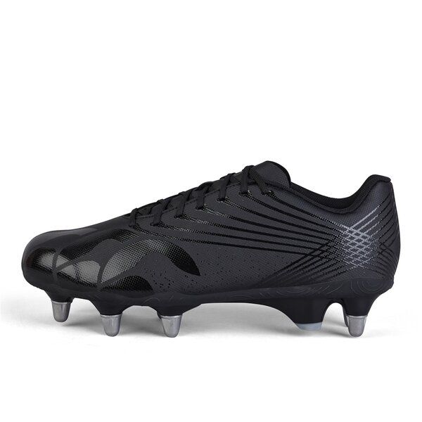 カンタベリー メンズ シューズ ブーツ・レインブーツ Canterbury Stampede Groundbreak Team Soft Ground Rugby Boots BlackSilver