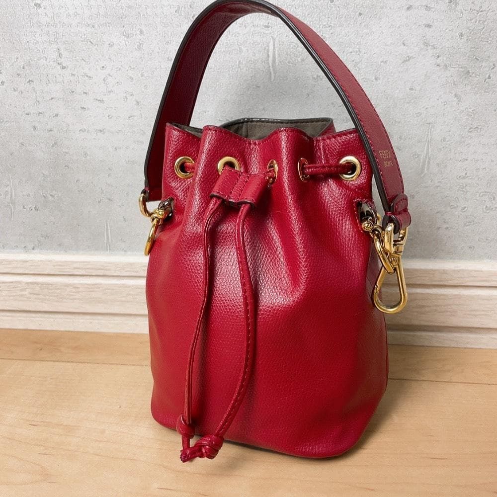 美品 フェンディ FENDI モントレゾール MON TRESOR 巾着 バケット 