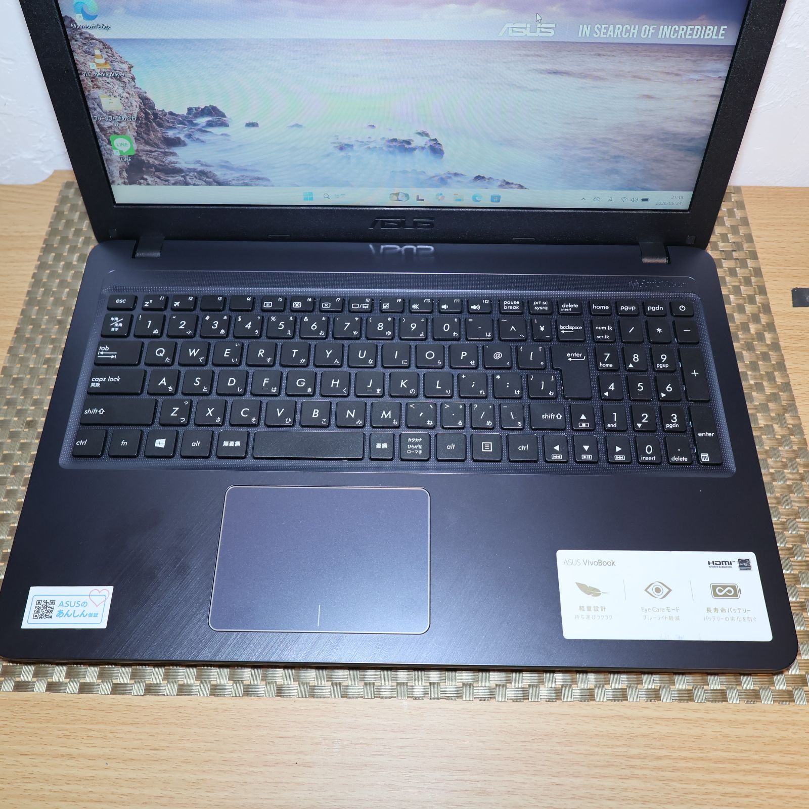 美品】Win11対応 ASUSノート 2021年製 SSD搭載 - メルカリ