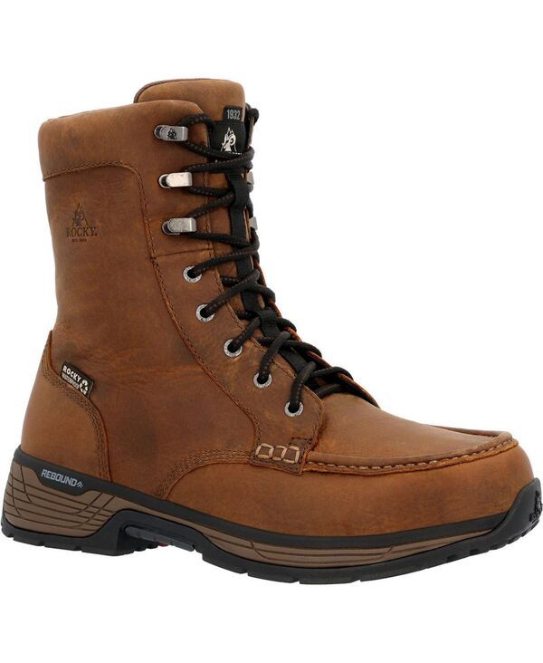 ロッキー メンズ シューズ ブーツ・レインブーツ ROCKY Mens Treadflex Waterproof Work Boot Crazy horse