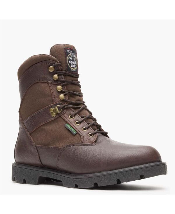 ジョージブーツ メンズ シューズ ブーツ・レインブーツ GEORGIA BOOT Mens Homeland Waterproof 600G Insulated Work Boot Brown ブラウ