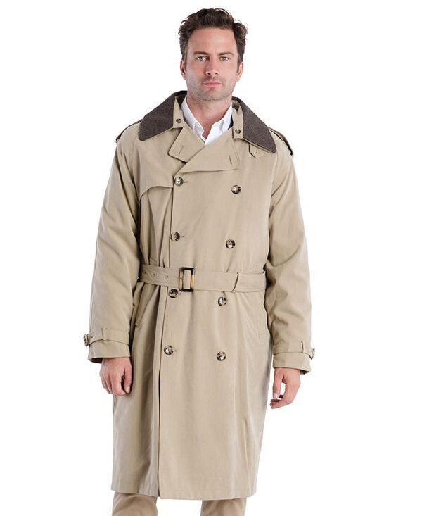 ロンドンフォグ メンズ アウター ジャケット・ブルゾン コート London Fog Men Classic Fit Iconic Belted Trench Raincoat Chino