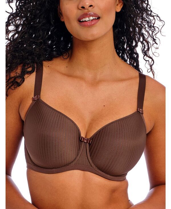 フレイヤ レディース トップス Tシャツ Freya Idol Underwire Moulded Balcony TShirt Bra Coffee Roast コーヒー