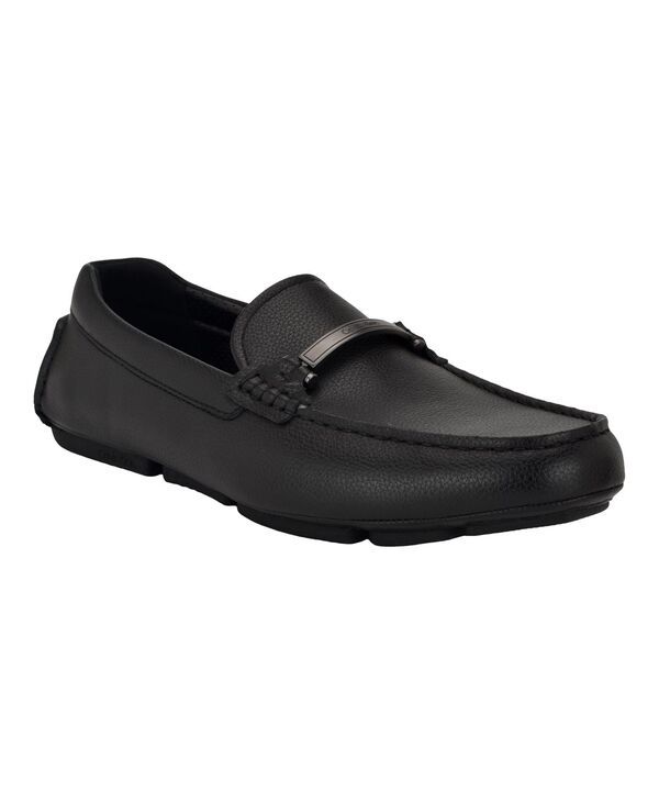 カルバンクライン メンズ シューズ スリッポン・ローファー Calvin Klein Mens Maslo Casual SlipOn Loafers Black ブラック