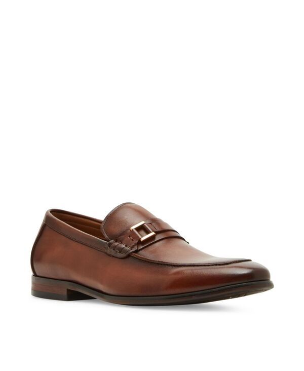 スティーブ マデン メンズ シューズ スリッポン・ローファー Steve Madden Mens Adair Slip On Loafer Tan Leather タン