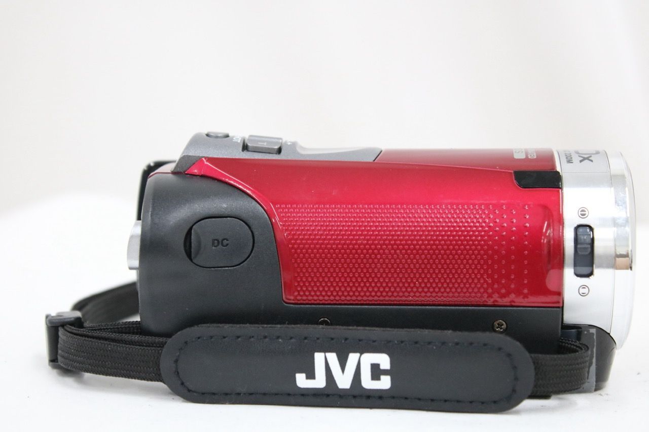 返品保証】 JVC Everio GZ-E235-R 60x レッド バッテリー付き デジタル