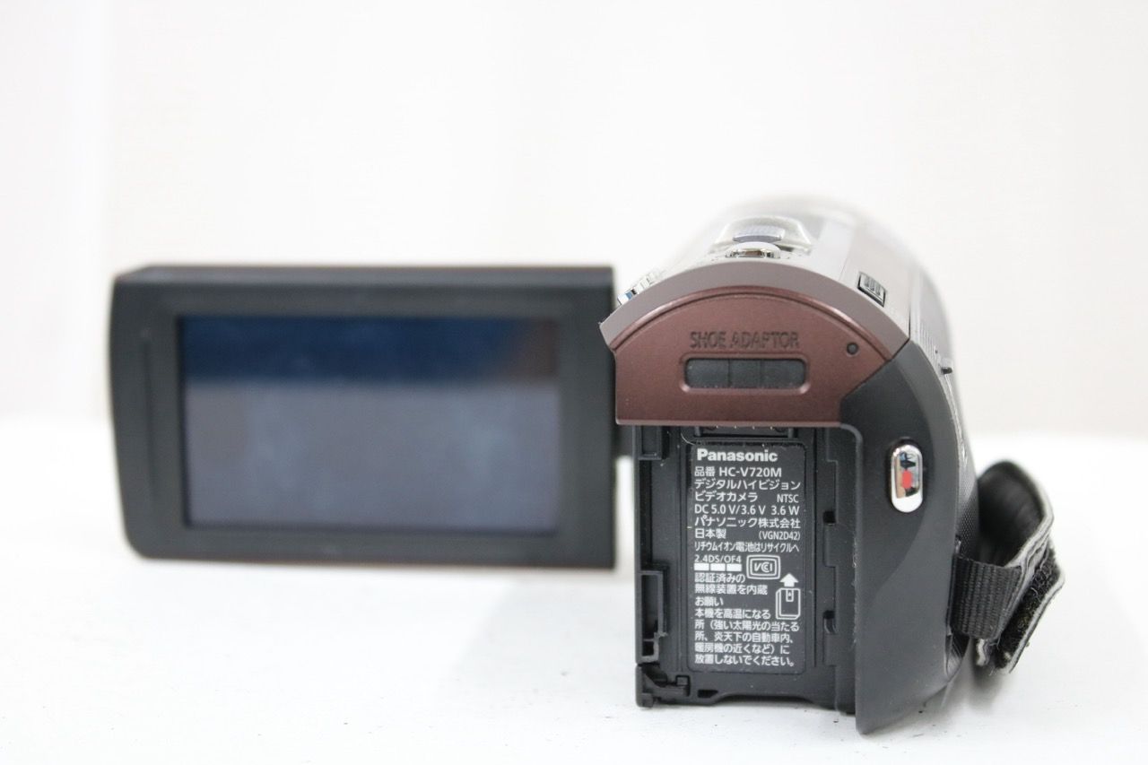 【返品保証】 パナソニック Panasonic HC-V720M 50x ブラウン バッテリー付き デジタルビデオカメラ e14061 【返品保証】 パナソニック Panasonic HC-V720M 50x ブラウン バッテリー付き デジタルビデオカメラ e14061