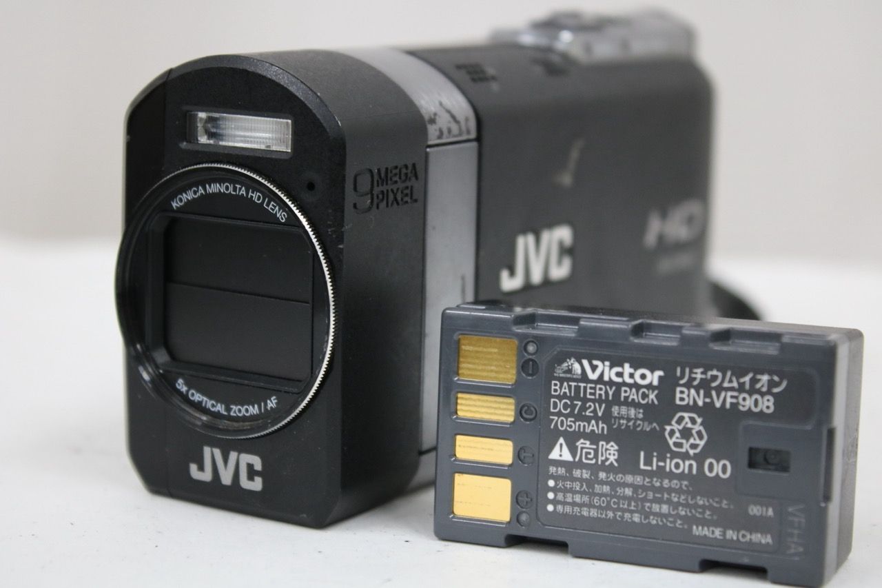 【返品保証】 JVC Everio GZ-X900 ブラック バッテリー付き デジタルビデオカメラ e14063
