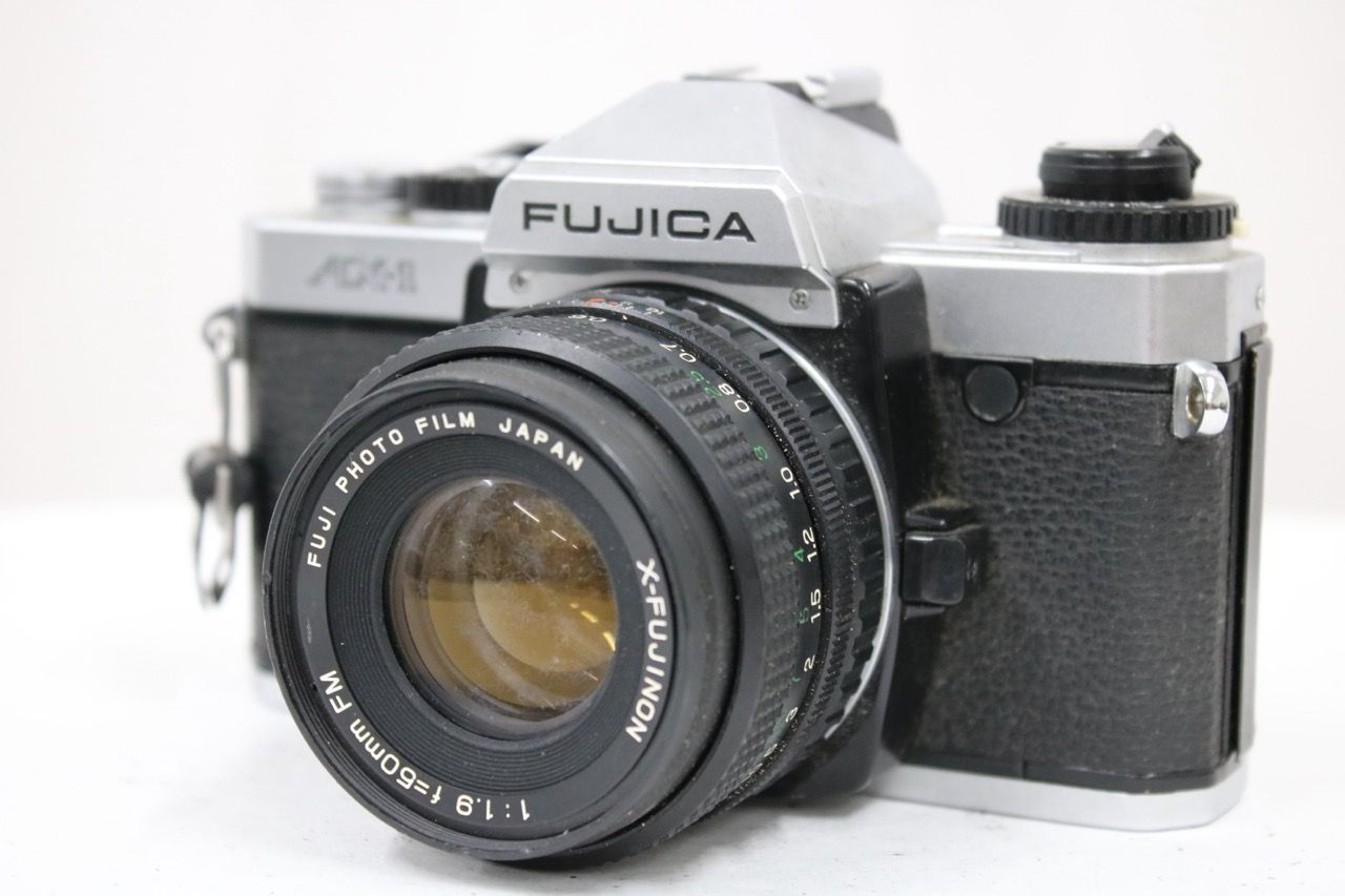 返品保証】 FUJICA AX-1 X-FUJINON 50mm F1.9 FM ボディレンズセット