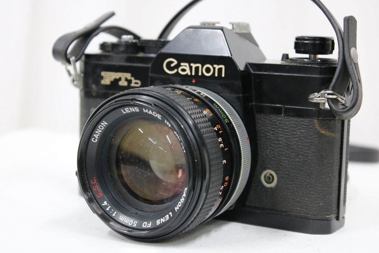 返品保証】 キャノン Canon FTb QL ブラック FD 50mm F1.4 SSC Oマーク