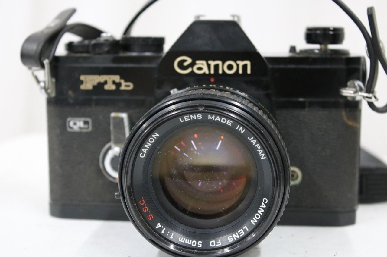 返品保証】 キャノン Canon FTb QL ブラック FD 50mm F1.4 SSC Oマーク