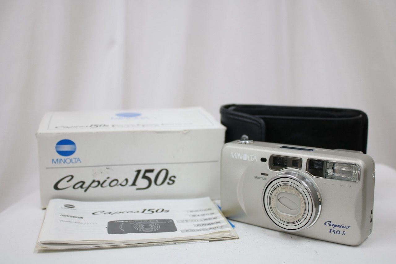 【返品保証】 【元箱付き】ミノルタ Minolta Capios 150s 37.5-150mm コンパクトカメラ e14079