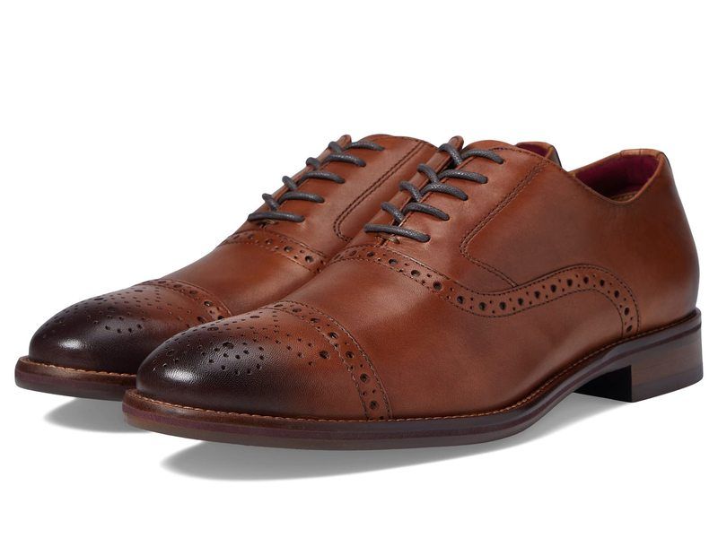 ジョンストンアンドマーフィー メンズ シューズ オックスフォード キャップ Johnston Murphy Conard 20 Cap Toe Tan Full Grain タン