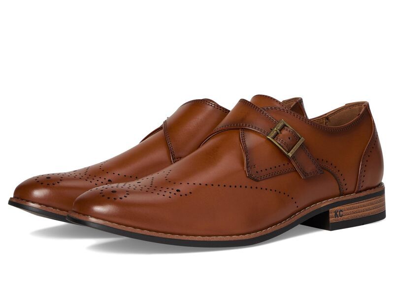 ケネスコール メンズ シューズ オックスフォード モンクストラップ モンク Kenneth Cole Cheer Single Monk Strap Light Natural