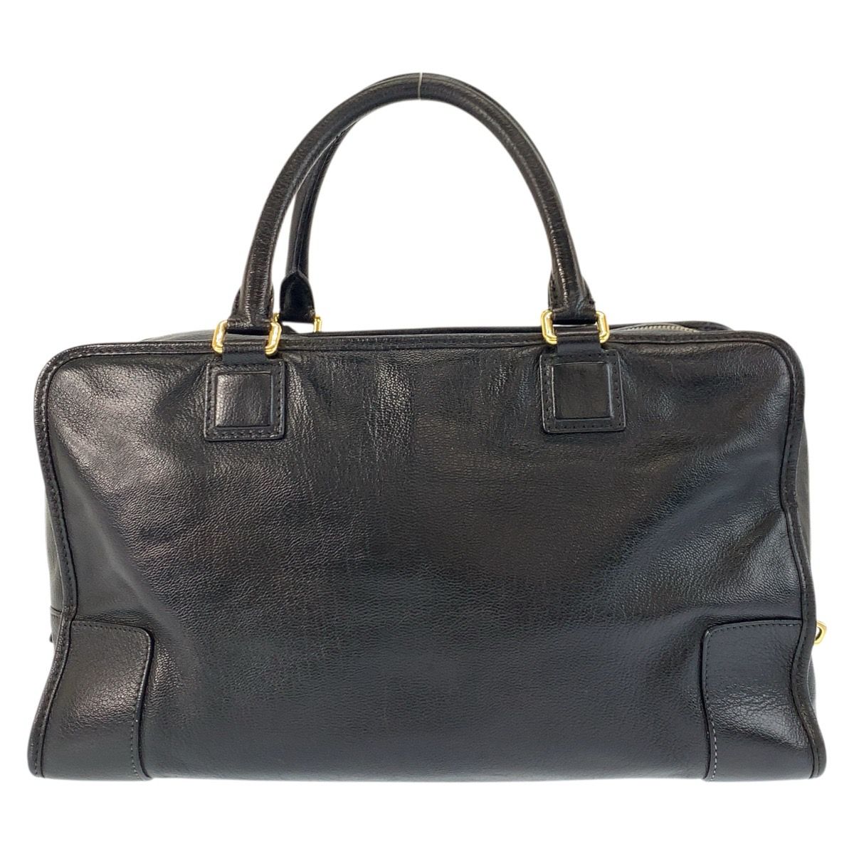 LOEWE ロエベ アマソナ36 ブラック 黒 ゴールド金具 レザー 