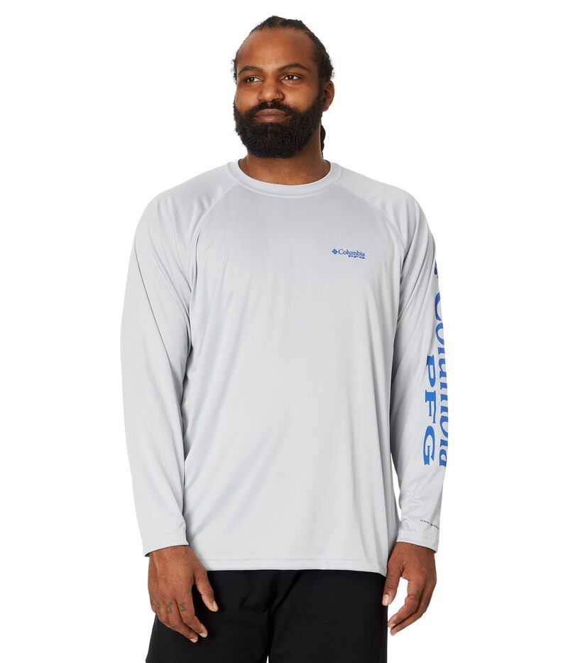 コロンビア メンズ トップス シャツ トール Columbia Big Tall Terminal Tackle LShirt Cool GreyVivid グレー