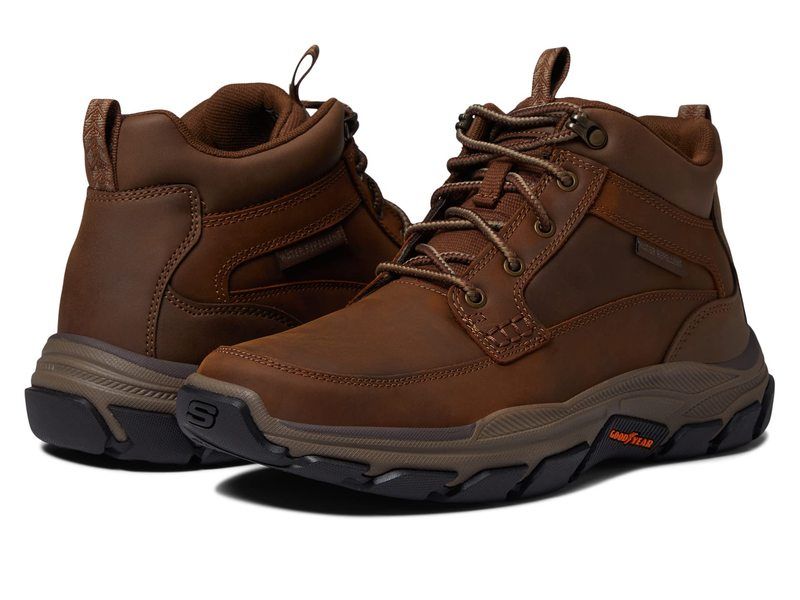 スケッチャーズ メンズ シューズ スニーカー リラックスフィット SKECHERS Relaxed Fit Respected Boswell Dark Brown ブラウン