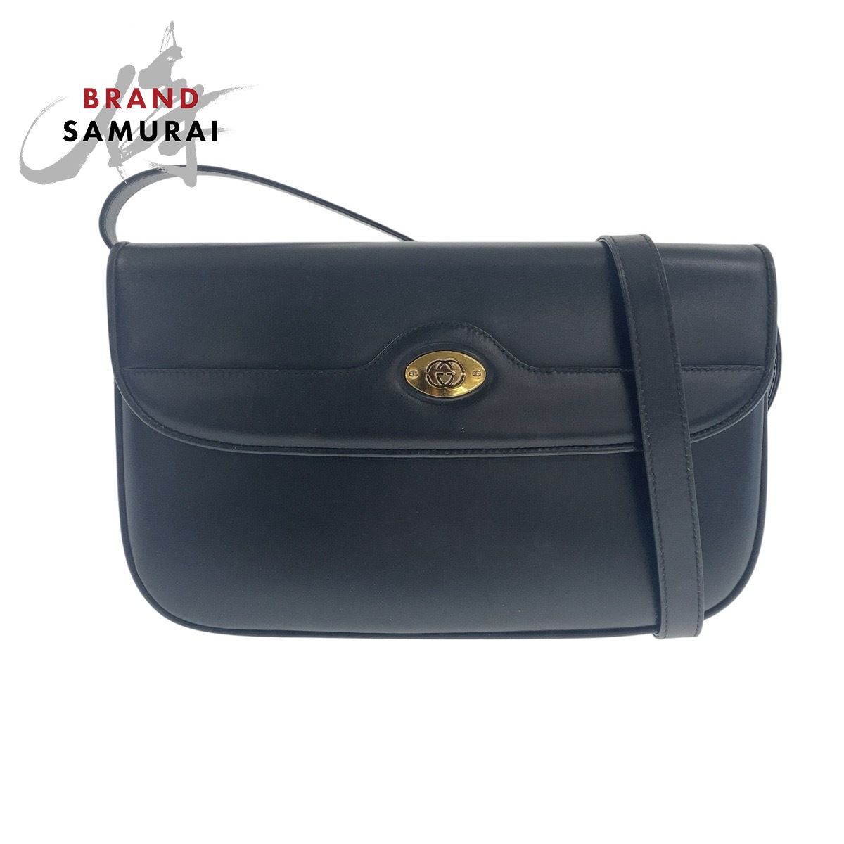 美品 GUCCI グッチ ブラック 黒 ゴールド金具 レザー 004 106 0024