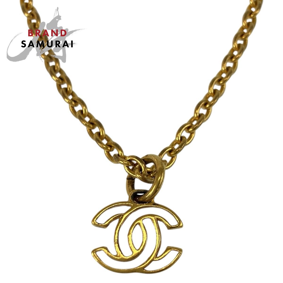 CHANEL シャネル ヴィンテージ ココマーク ゴールド メッキ ネックレス