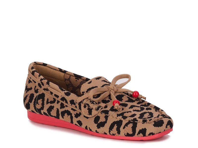 ロスハンマーソン レディース シューズ デッキシューズ Ros Hommerson Neve Boat Shoe Leopard Print アニマル