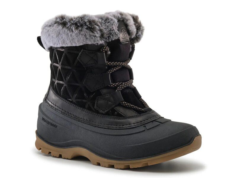 カミック レディース シューズ ブーツ・レインブーツ Kamik Snovalley Snow Boot Womens Black ブラック