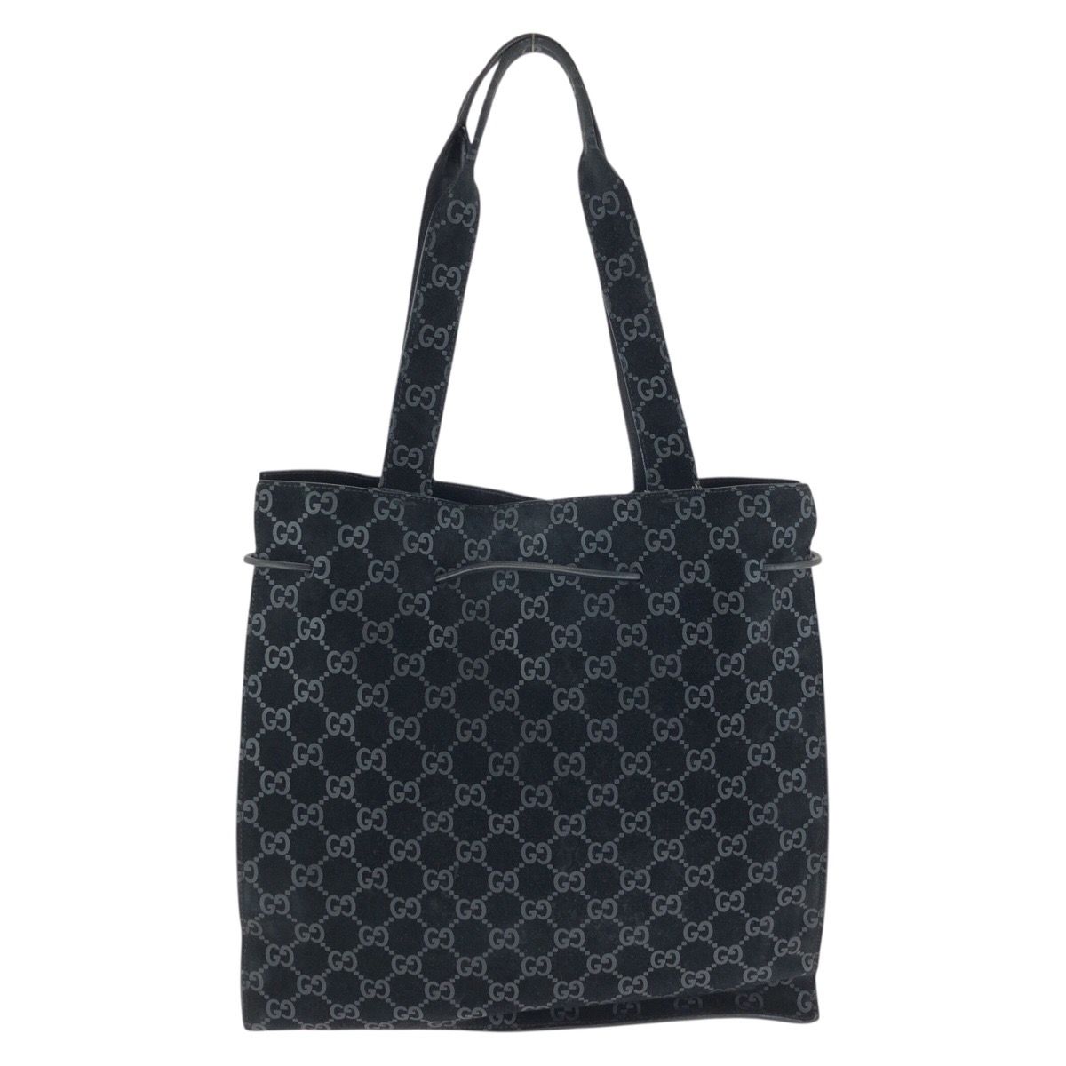 美品 GUCCI グッチ ヴィンテージ GG柄 ブラック 黒 シルバー金具