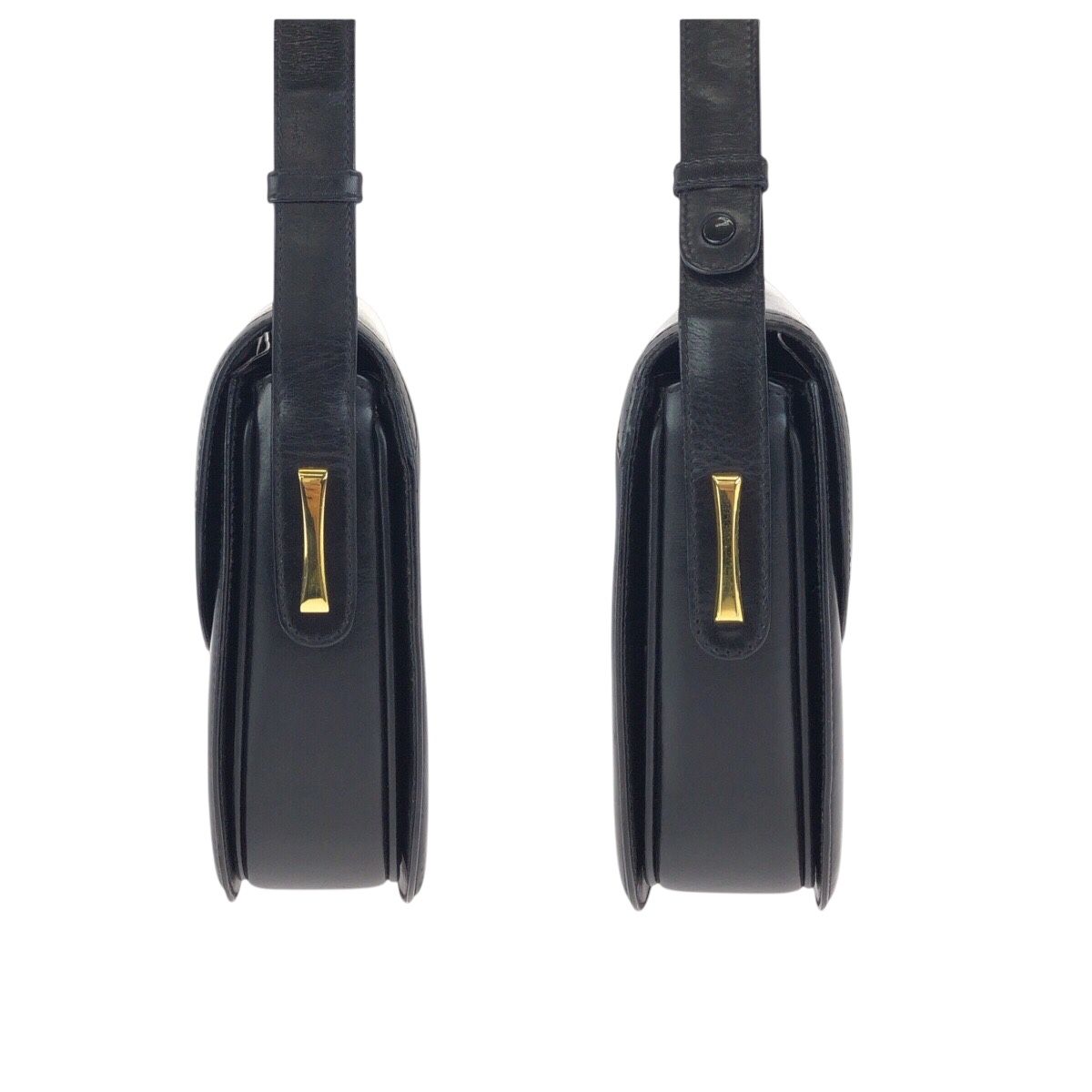 グッチ GUCCI オールドグッチ GG金具 バッグ レザー ブラック 美品 GUCCI グッチ ヴィンテージ オールドグッチ ブラック 黒 ゴールド