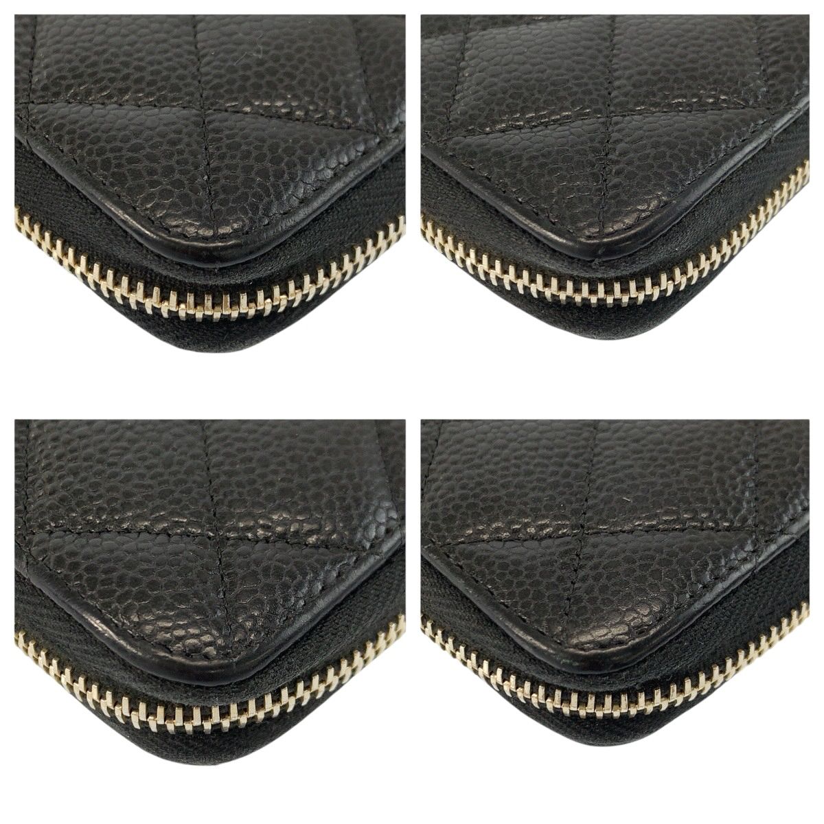 美品 CHANEL シャネル マトラッセ ココマーク ブラック 黒 ゴールド 