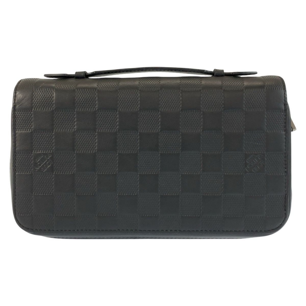 美品✨ルイヴィトン ダミエアンフィニ ジッピー XL レザー 黒 N61254 美品 LOUIS VUITTON ルイヴィトン ダミエアンフィニ ジッピーXL