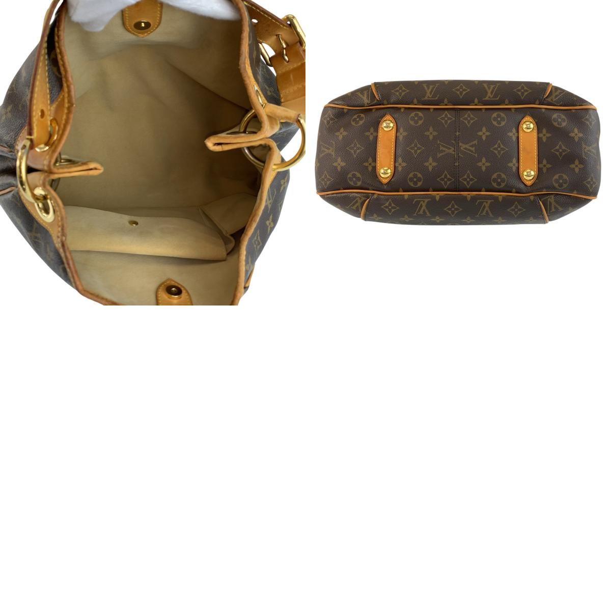 LOUIS VUITTON ルイヴィトン モノグラム ガリエラPM ブラウン ゴールド