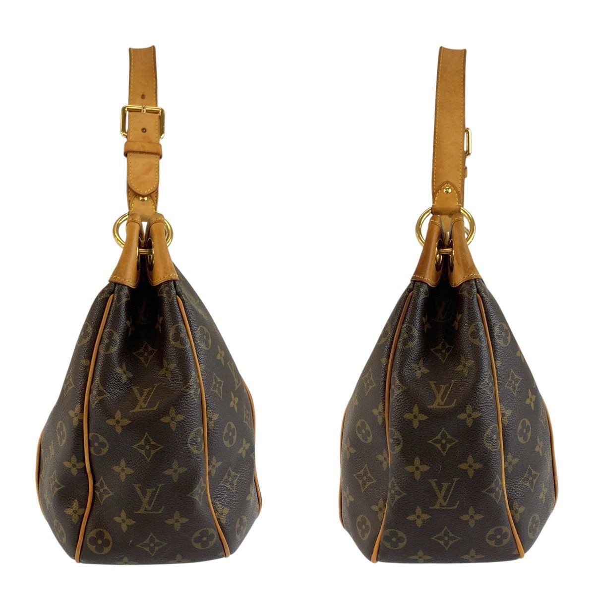 LOUIS VUITTON ルイヴィトン モノグラム ガリエラPM ブラウン ゴールド