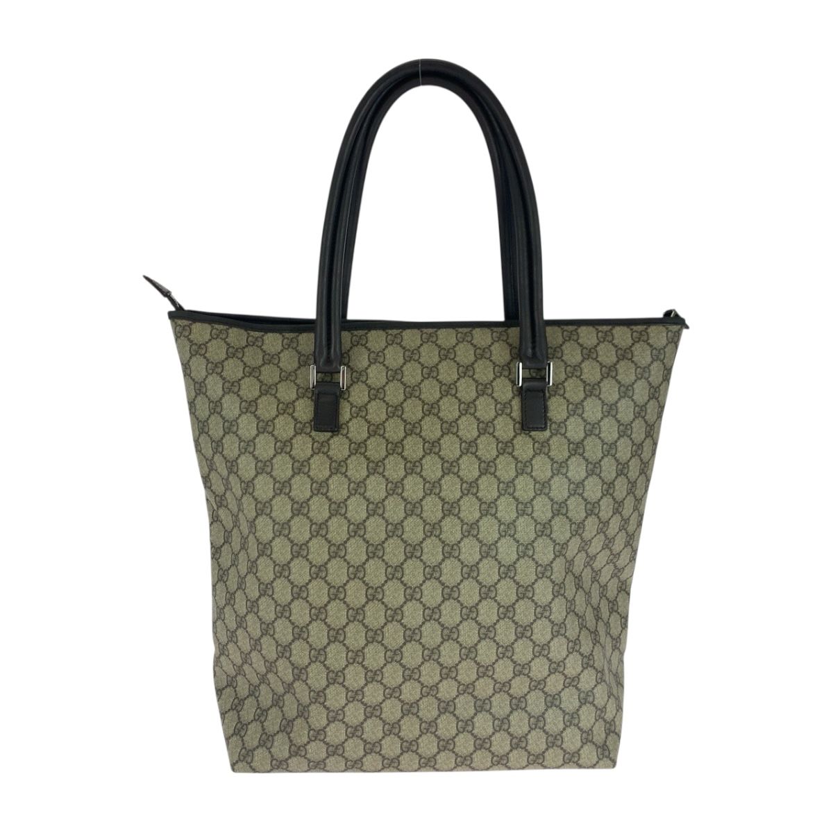 美品 GUCCI グッチ ベージュ ブラウン シルバー金具 GGスプリームキャンバス 108832 トートバッグ ショルダーバッグ メンズ 603030 【中古】 美品 GUCCI グッチ ベージュ ブラウン シルバー金具 GGスプリーム